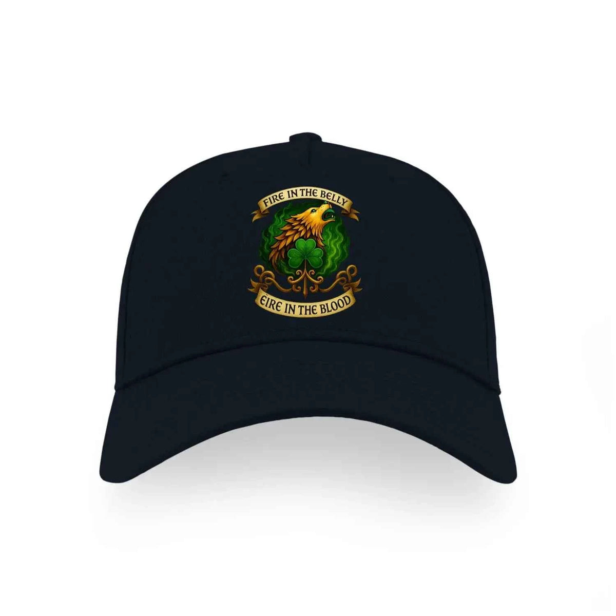 Irish Baseball Cap - Caps Fire Heritage-Inspired Headwear - Celtic Wolfwear