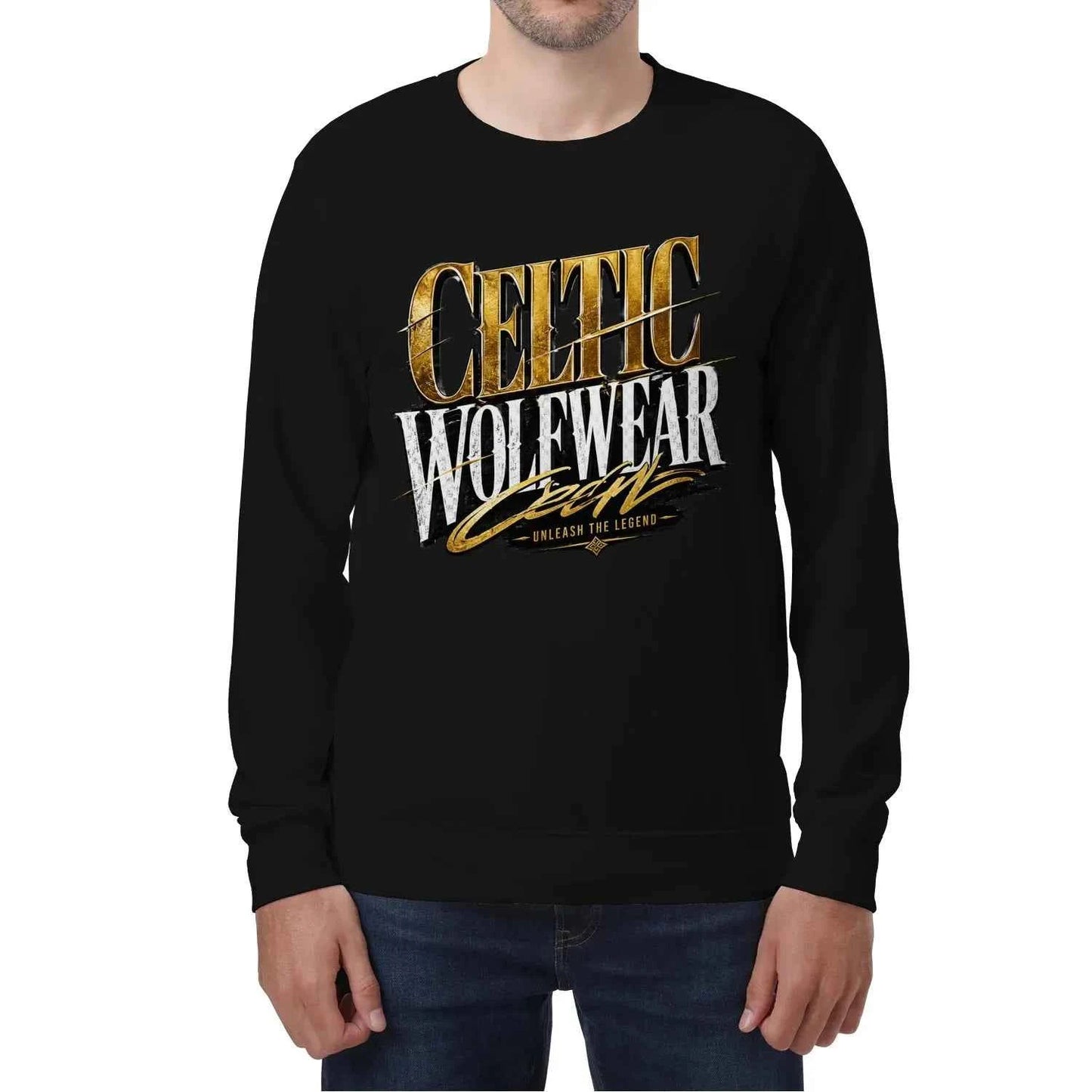 Celtic Wolf Wear Unleash The Legend Sweatshirt