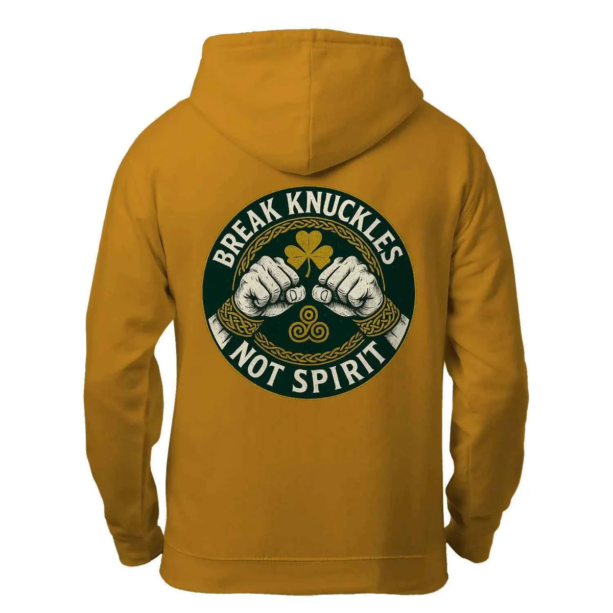 Celtic Wolf Break Knuckles Lightweight Zip Hoodie — product detail view