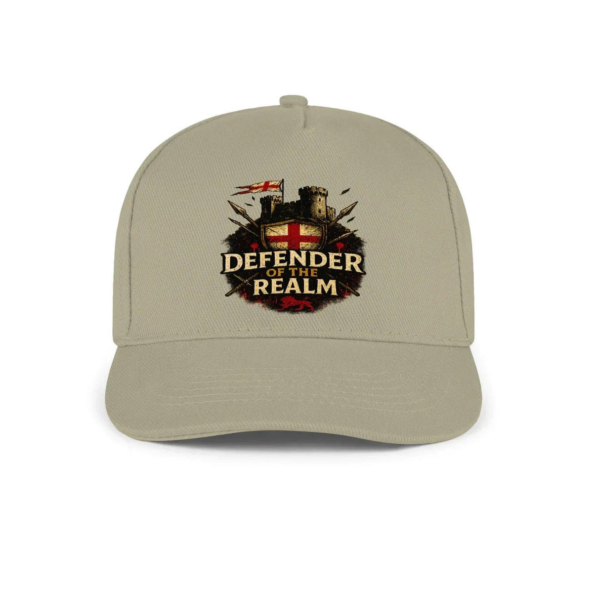 English Baseball Cap - Defender of the Realm Fortress - Celtic Wolfwear