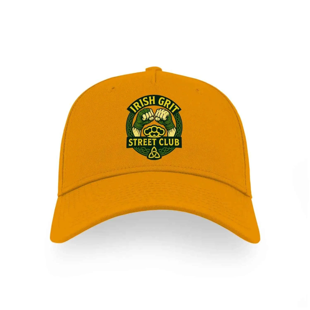 Irish 5-Panel Cap - Grit Street Club, Matchday Headwear - Celtic Wolfwear