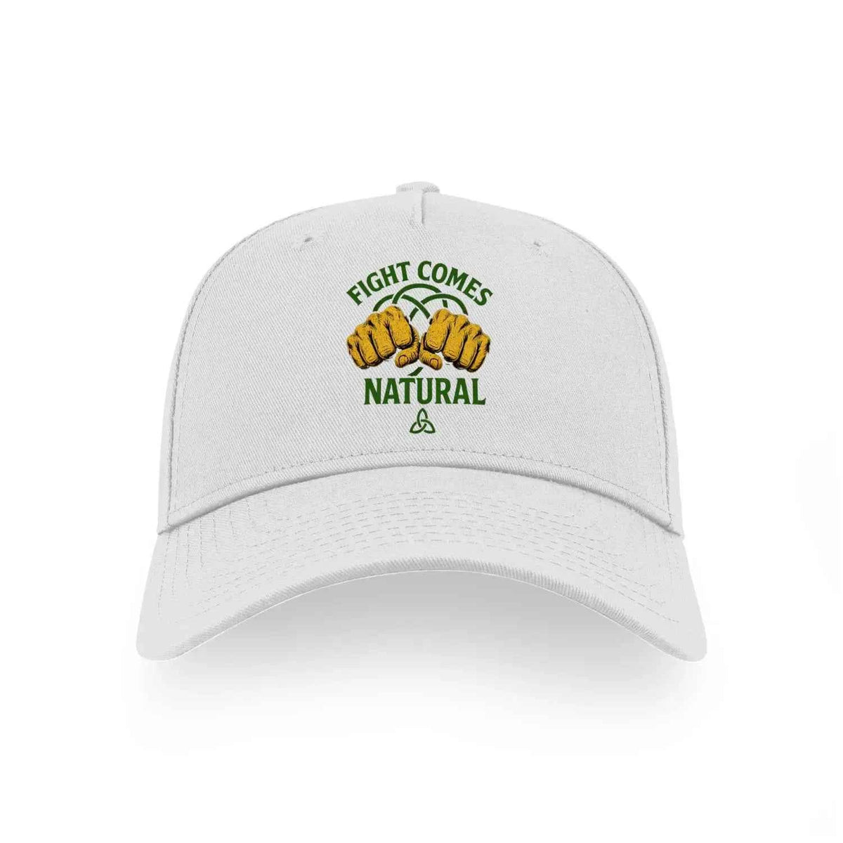 Irish Baseball Cap - Fight Comes Natural 5, Adjustable - Celtic Wolfwear