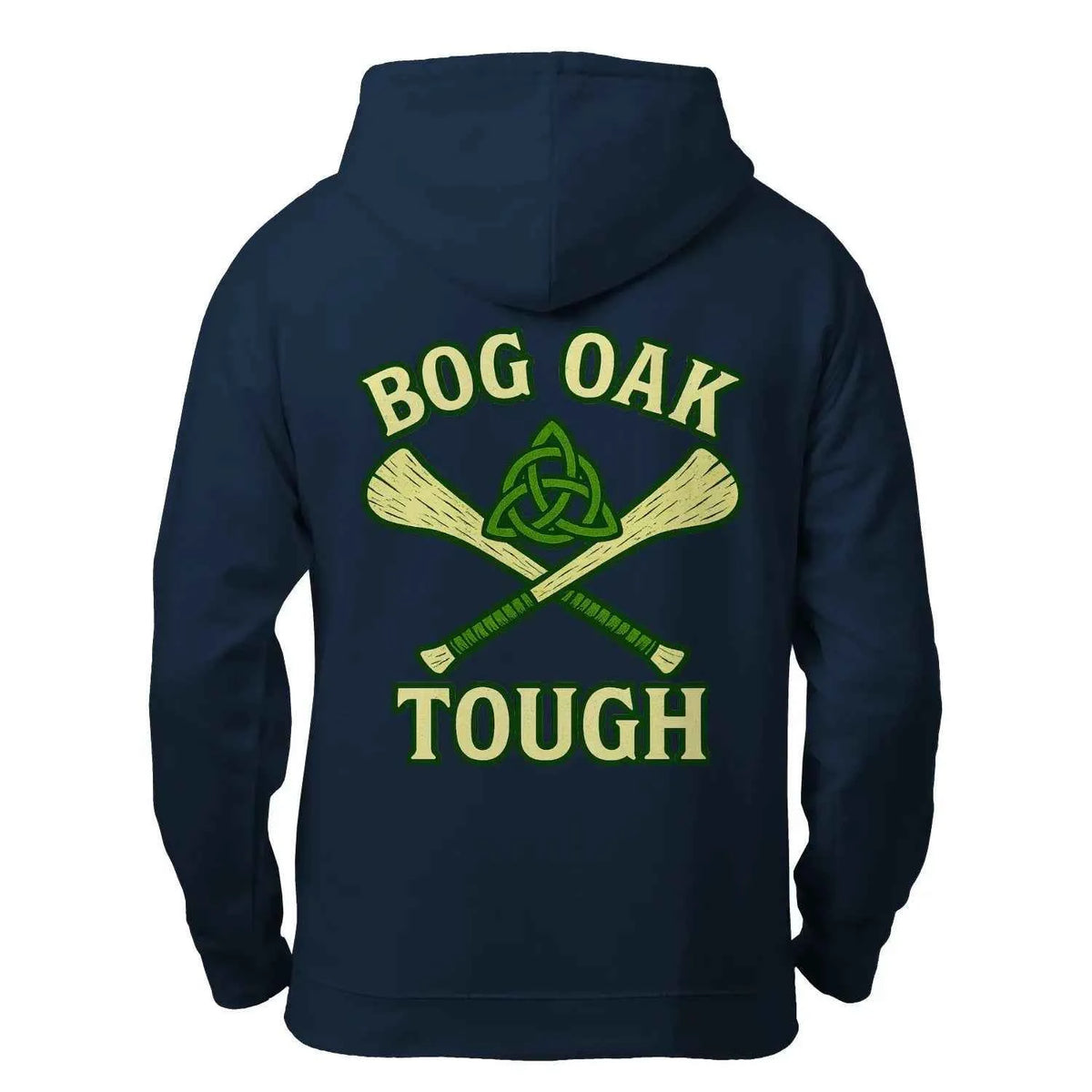 Celtic Wolf Bog Oak Fleece Insulated Zip Hoodie — product detail view