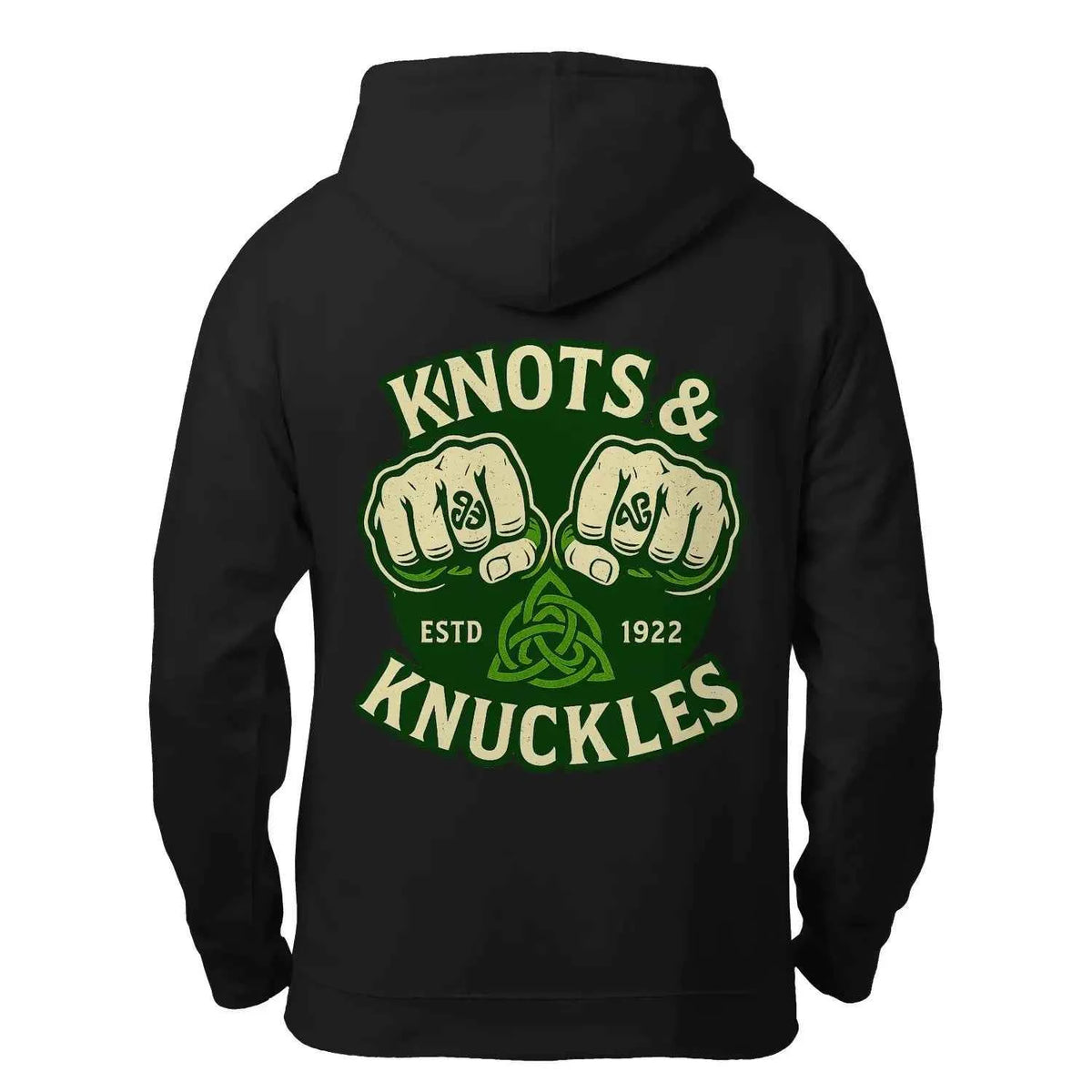 Celtic Zip Hoodie - Knots and Knuckles Heritage Edition 01 - Celtic Wolfwear