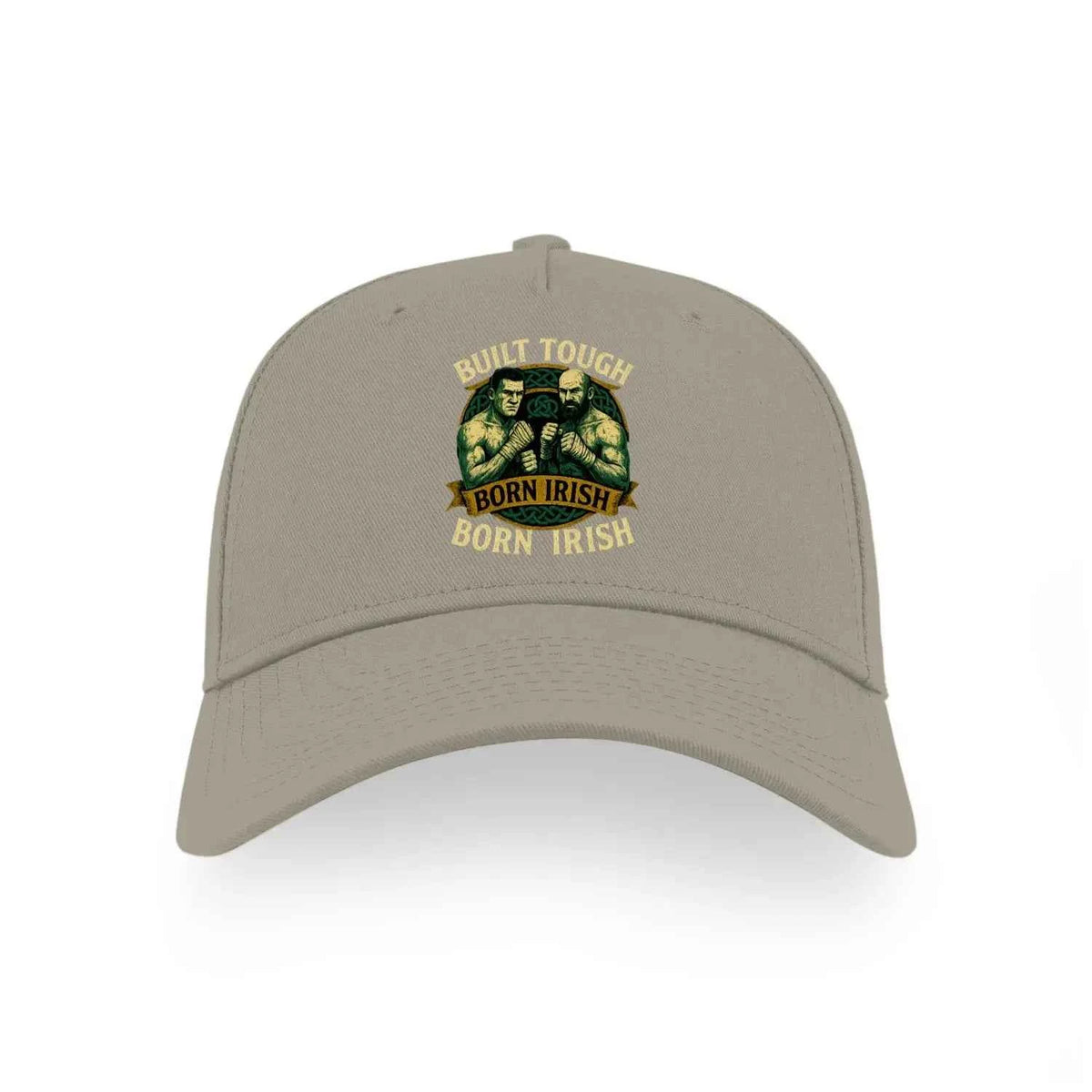 Irish Baseball Cap - Built Tough Born Matchday Headwear - Celtic Wolfwear