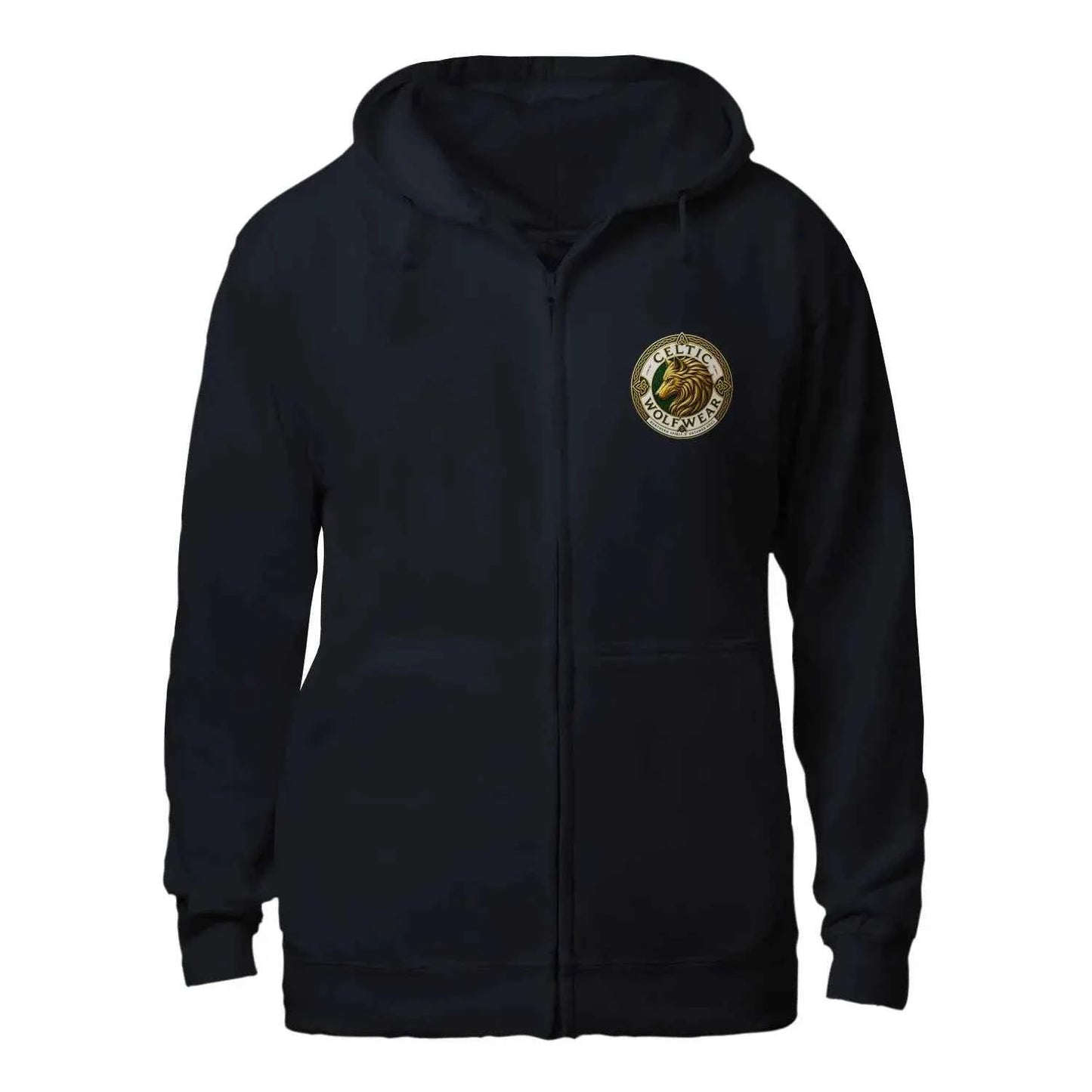 Celtic Wolf Wear Unleash The Legend Zip up Hoodie