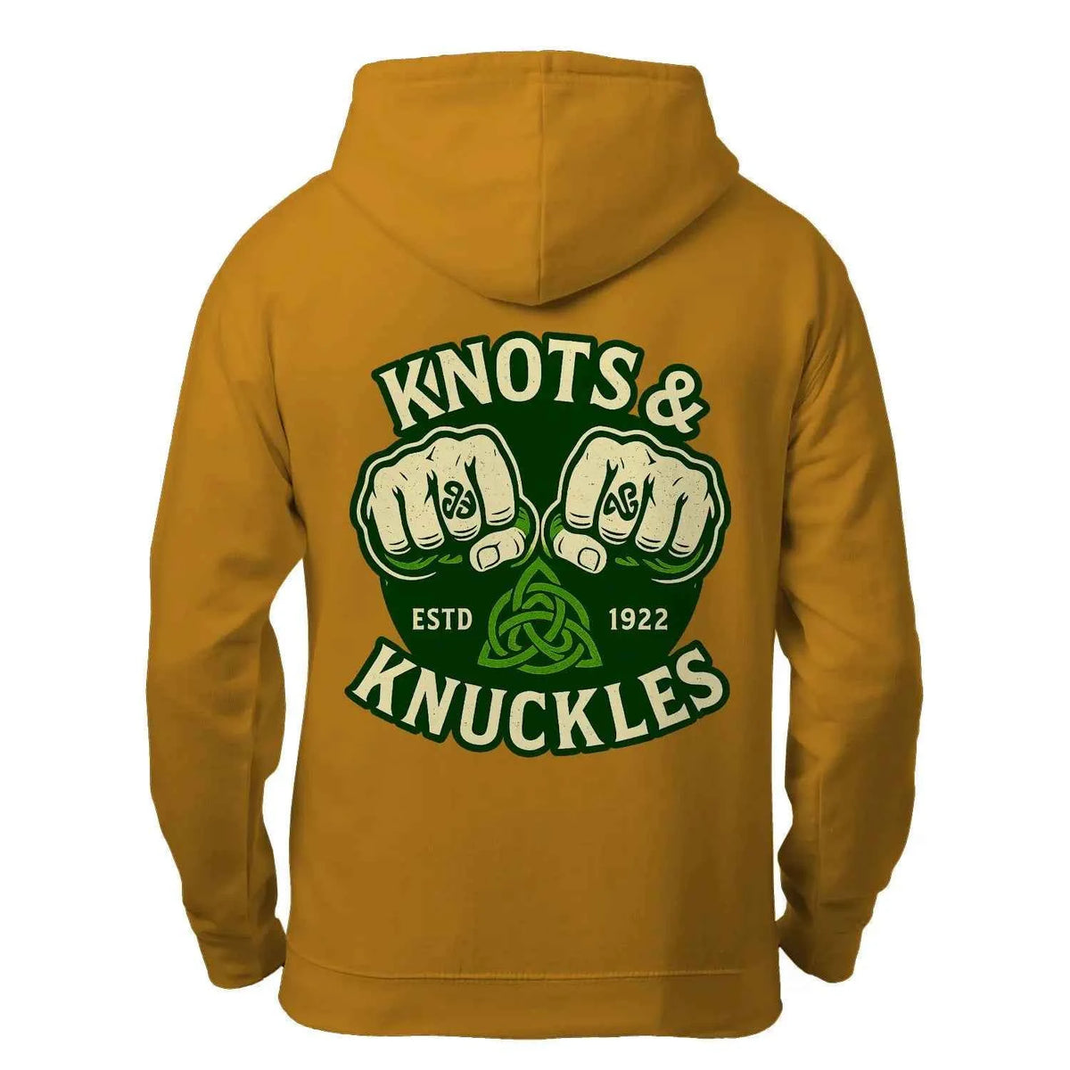 Knots & Knuckles Hoodie - Unisex Zip Hoodie for Style and Comfort — product detail view