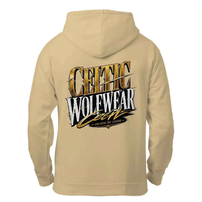 Celtic Wolf Wear Unleash The Legend Zip up Hoodie
