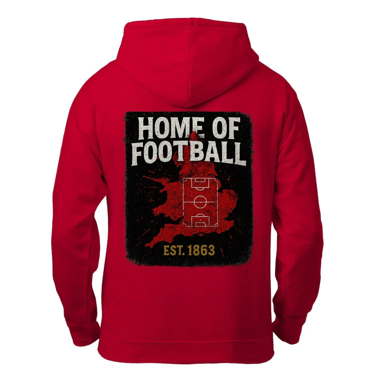 English Zip Hoodie - Home of 1863 Matchday, Unisex - Celtic Wolfwear