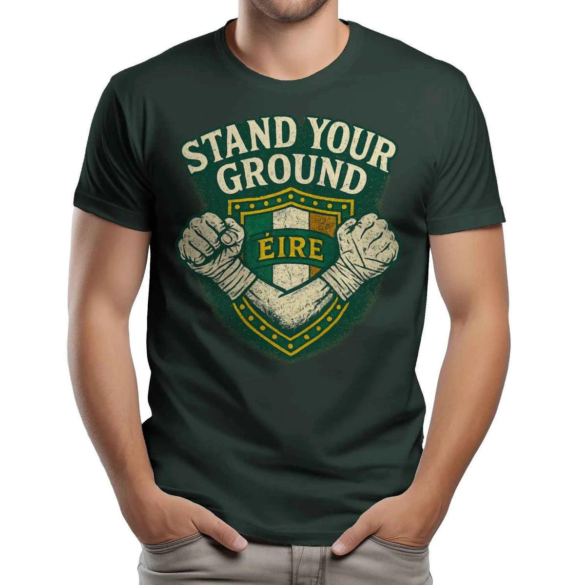 Irish Stand Your Ground Ireland Soft T-Shirt — product detail view