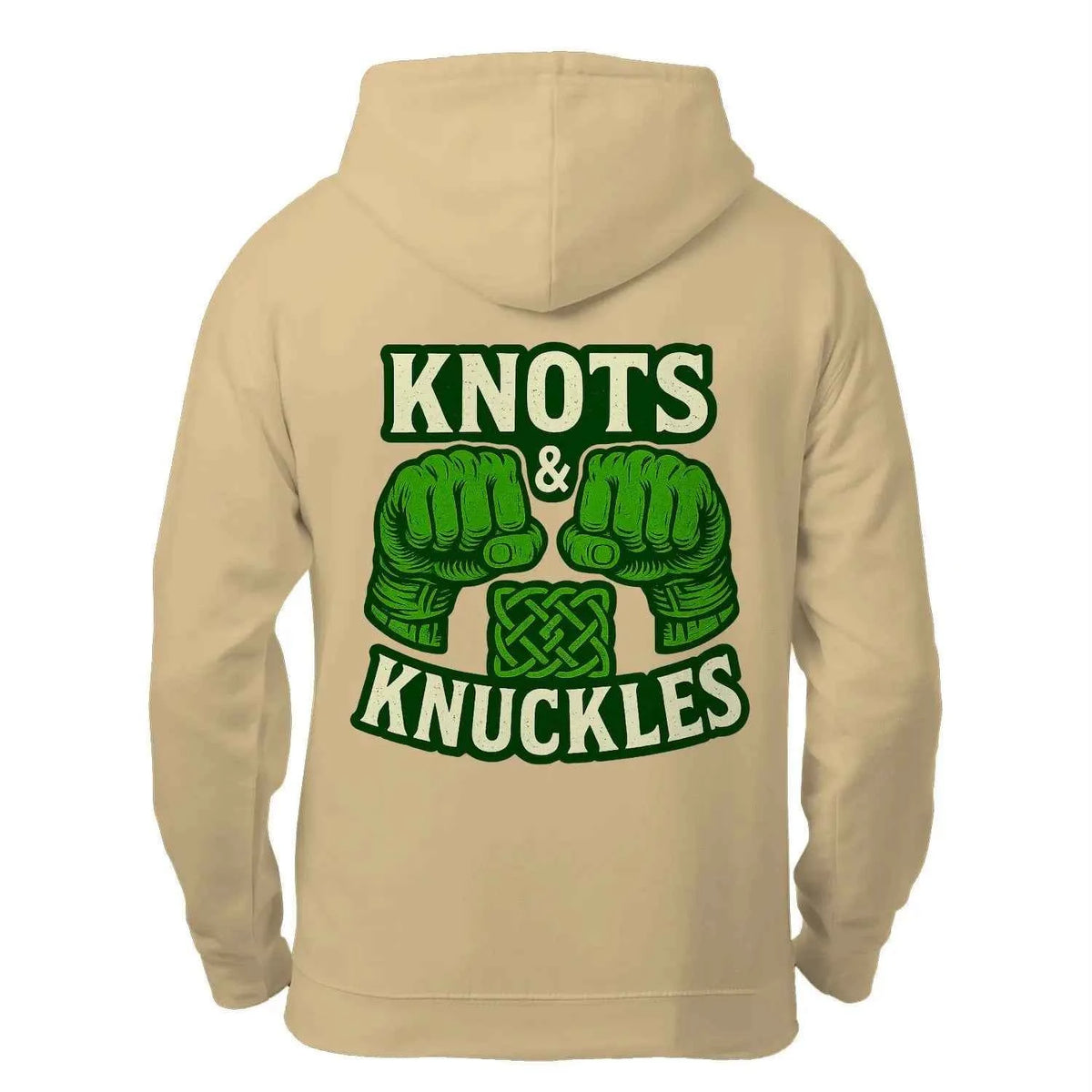 Celtic Knots & Knuckles No.1 Zip Hoodie — product detail view