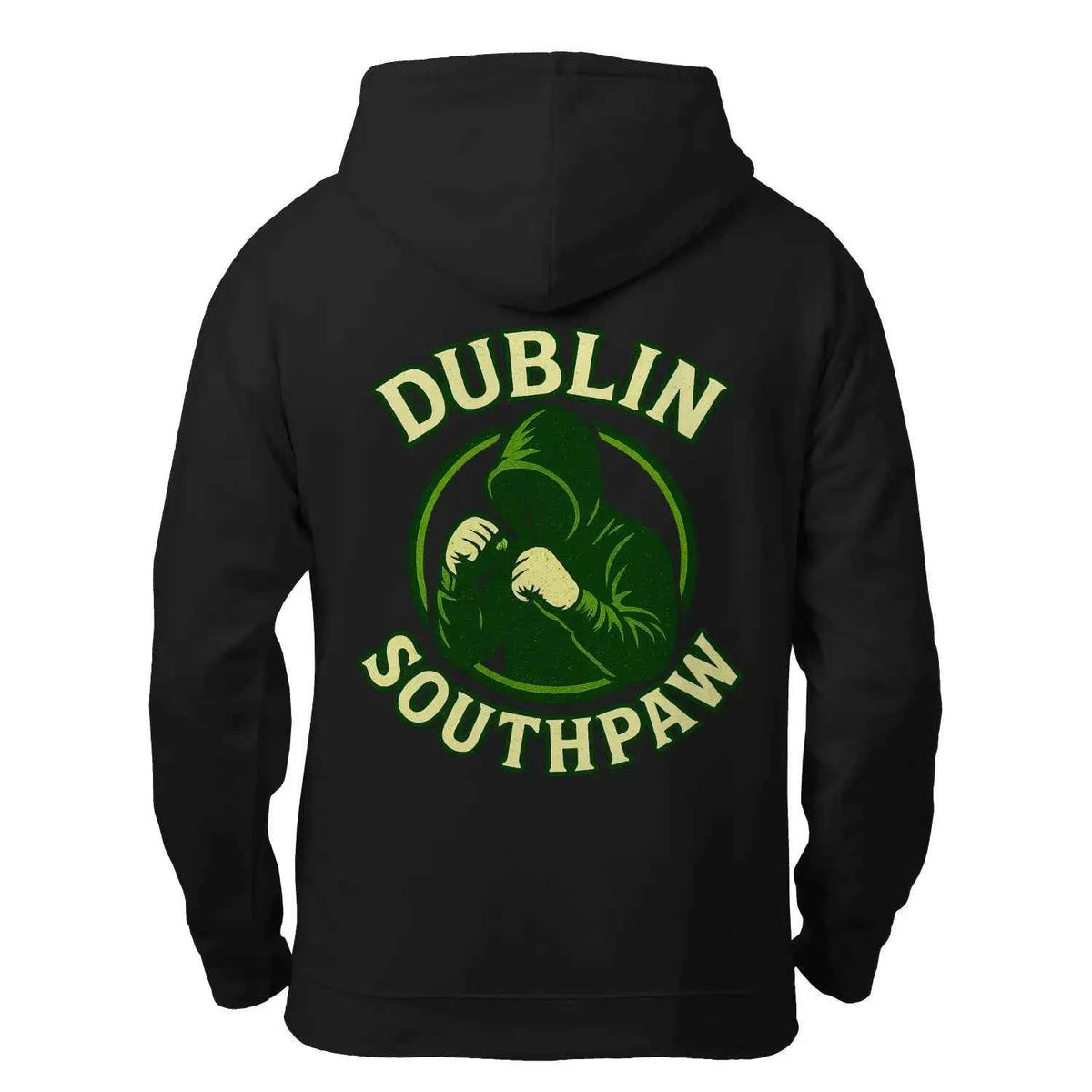Irish Zip Hoodie - Dublin Southpaw, Heritage Streetwear - Celtic Wolfwear