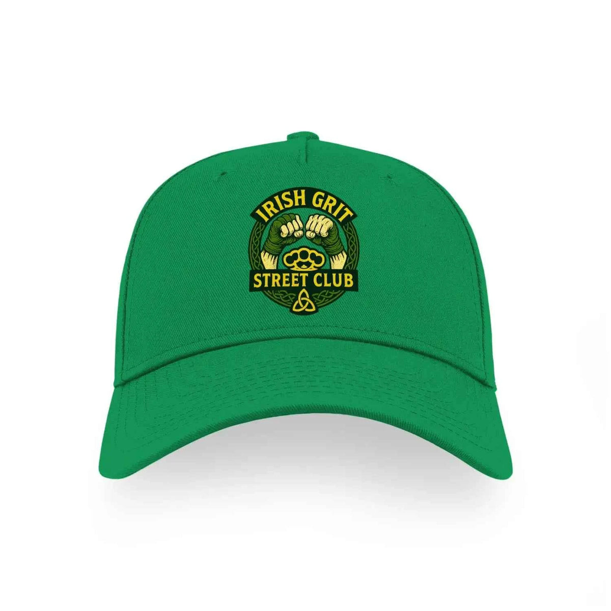 Irish 5-Panel Cap - Grit Street Club, Matchday Headwear - Celtic Wolfwear
